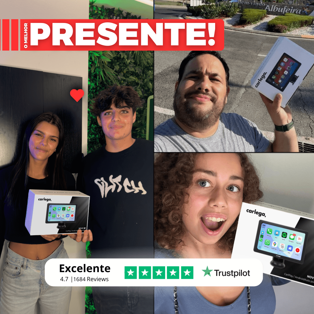 carlega X CarPlay/AndroidAuto Portátil