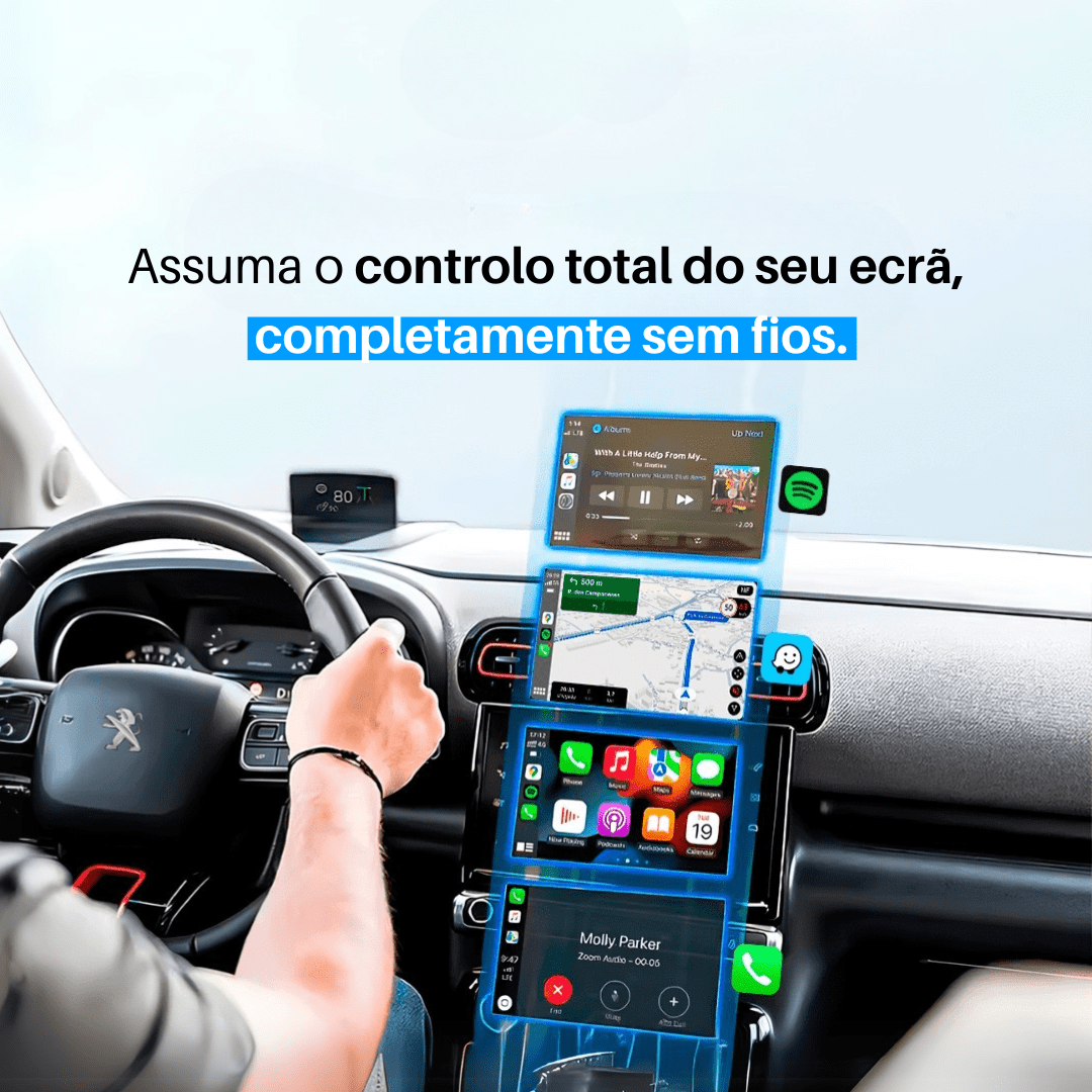 Pen Adaptador Sem Fios CarPlay/AndroidAuto