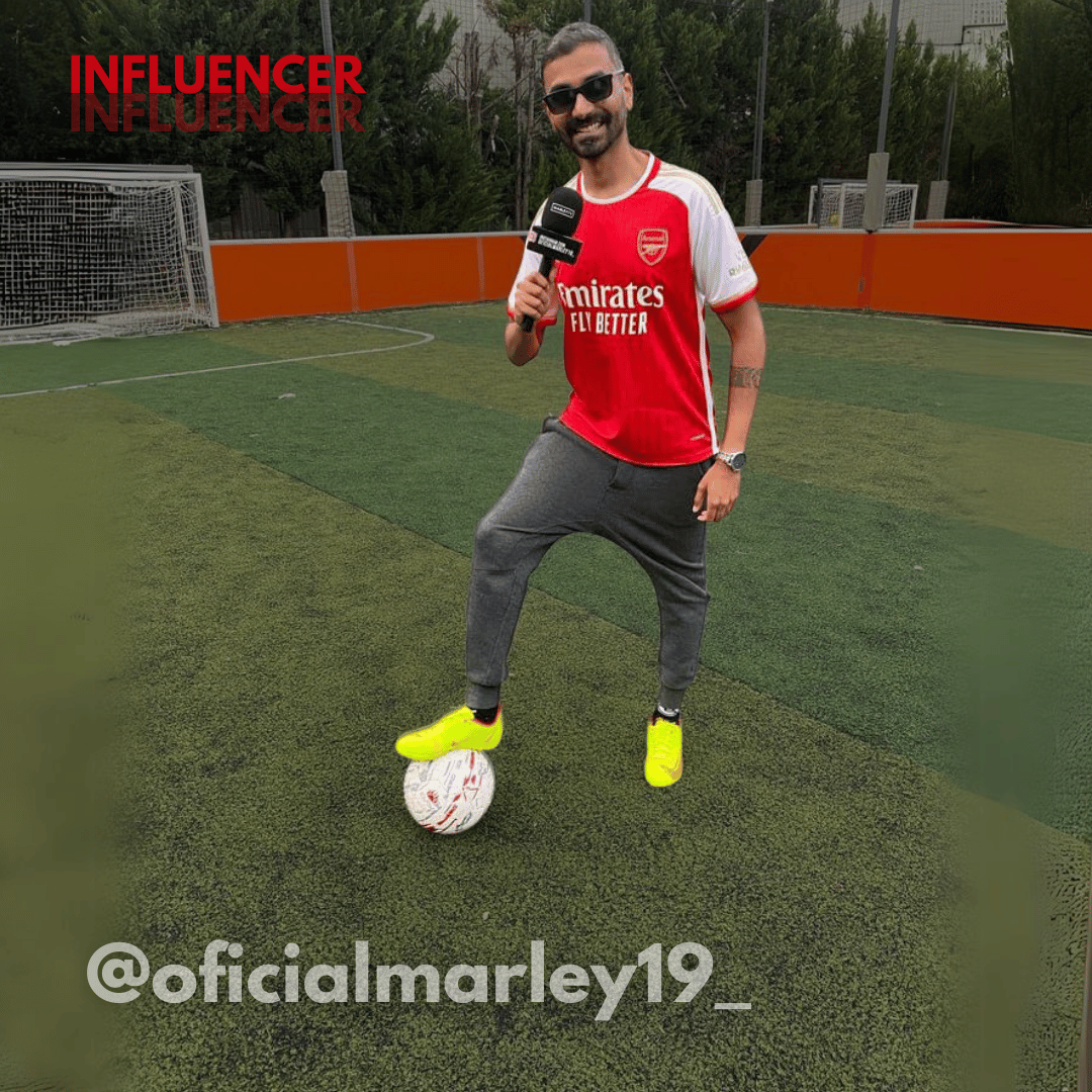 Marley, influenciador de futebol do programa de afiliados da Carlega