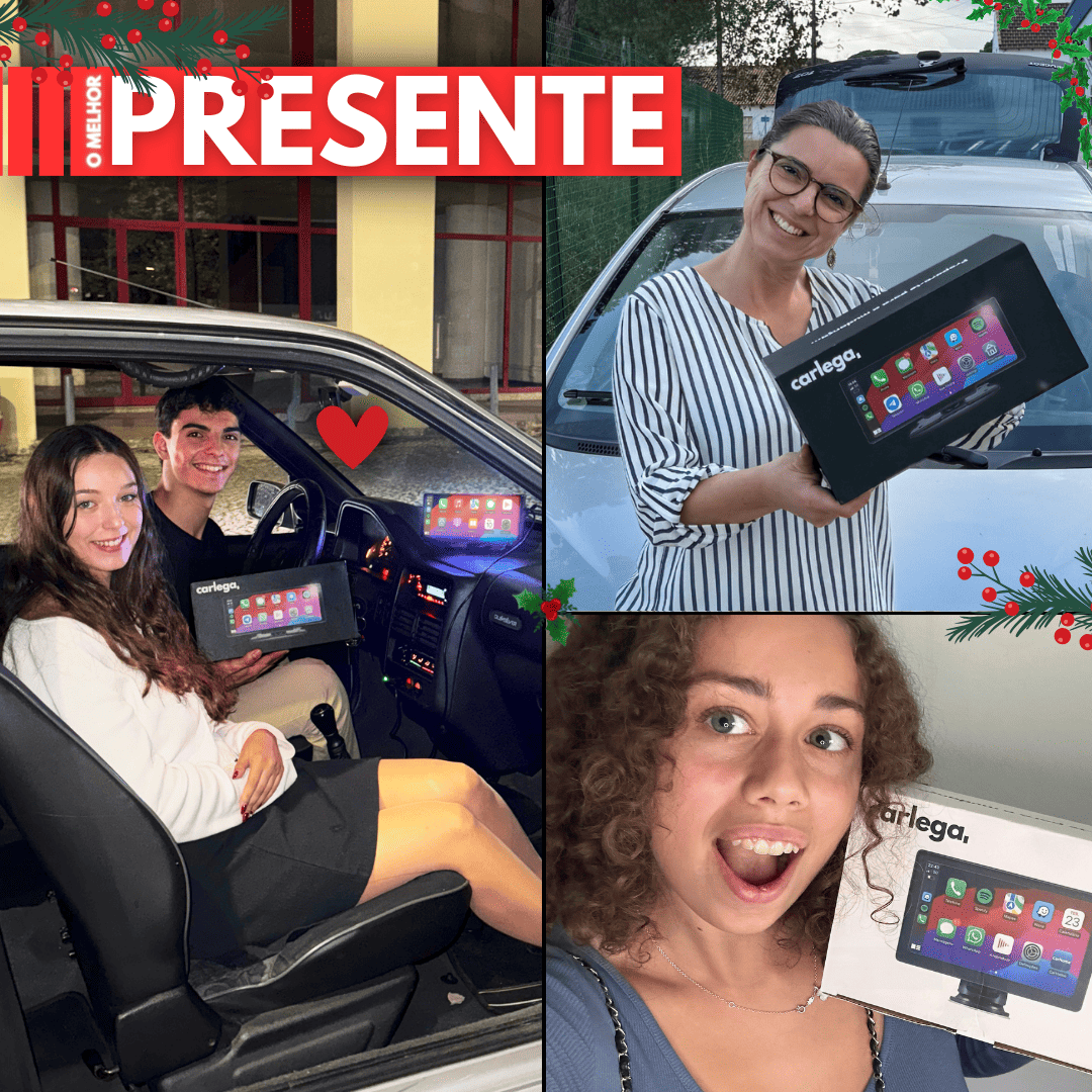 Clientes a receber o Pack Garagem Feliz como presente de Natal
