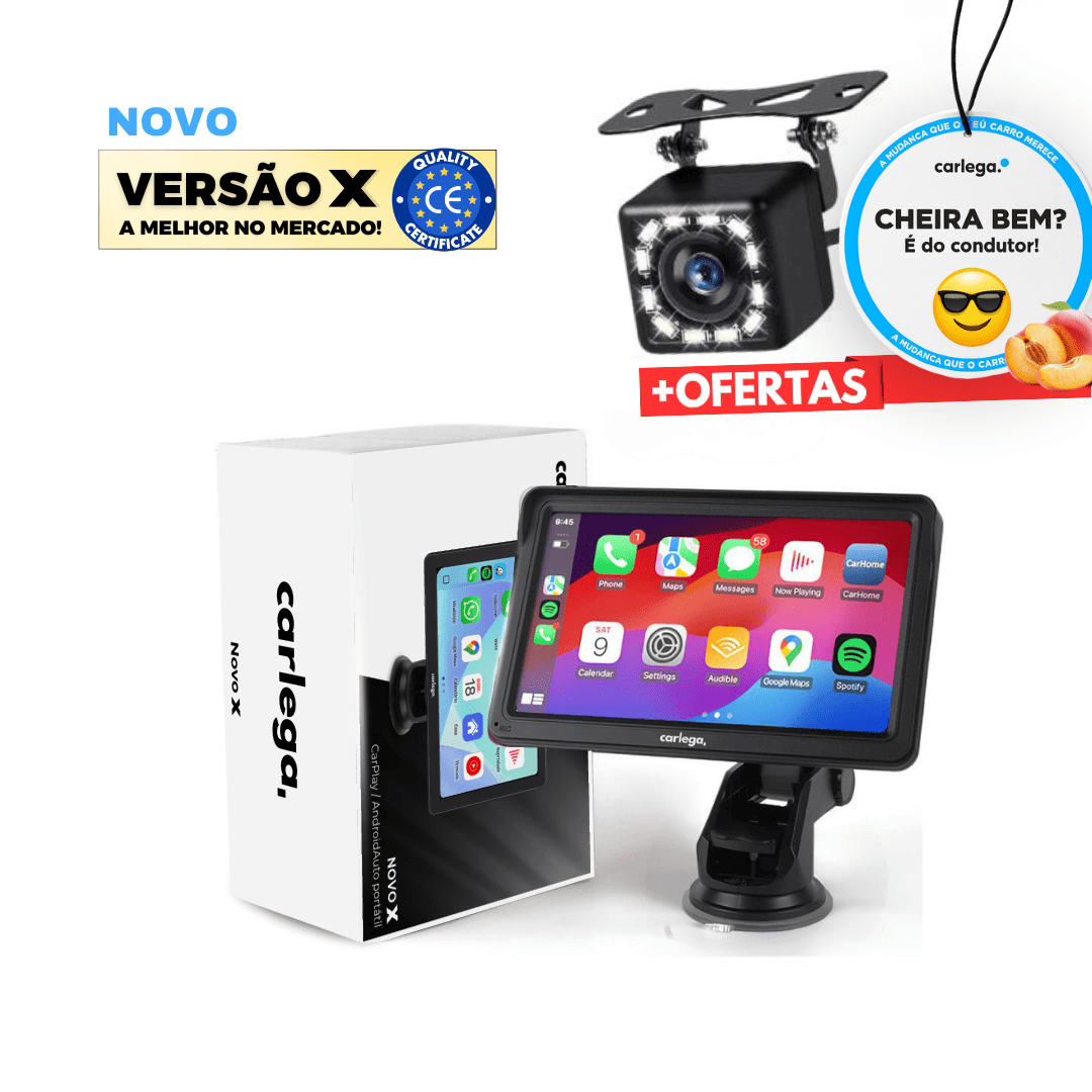 carlega X CarPlay/AndroidAuto Portátil 