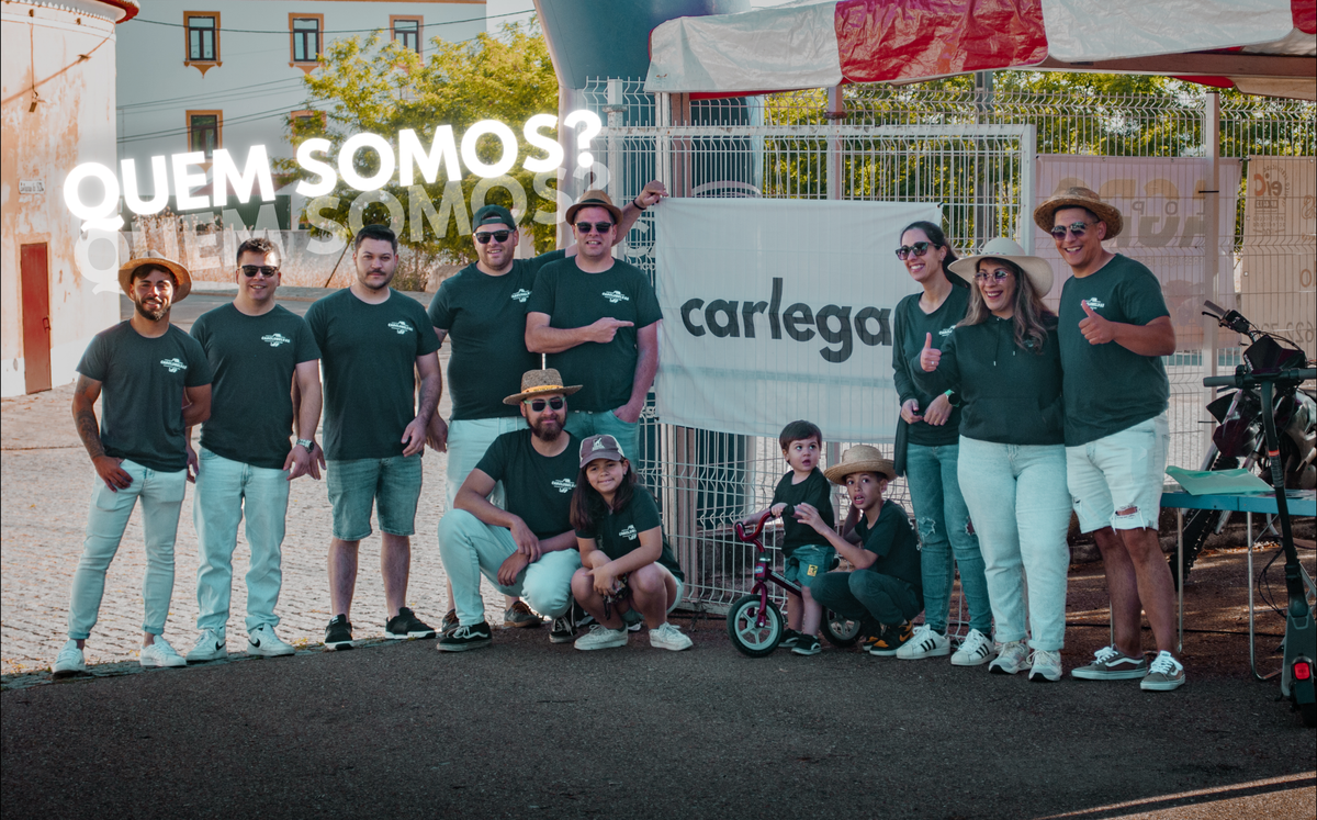 Equipa da Carlega reunida para a fotografia da secção Quem somos