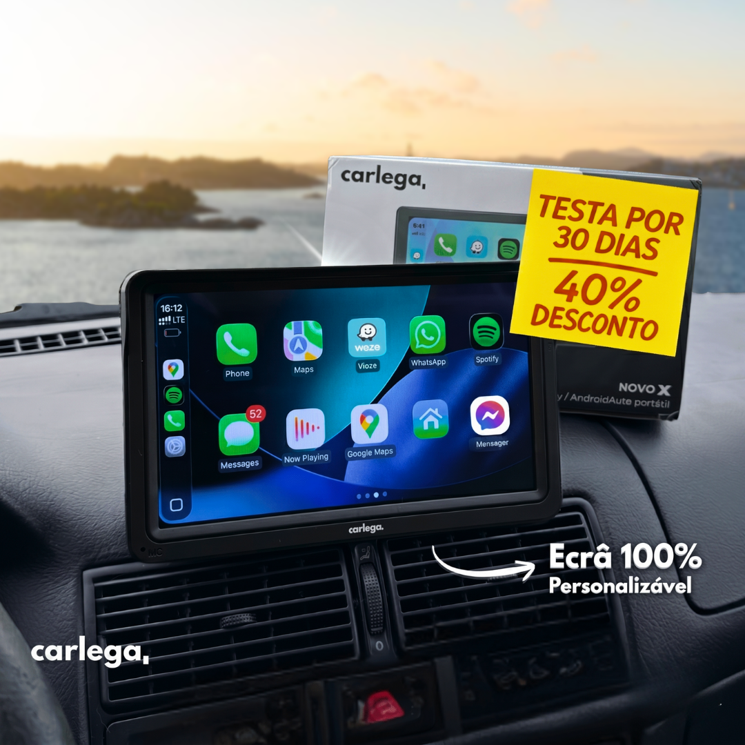carlega X CarPlay/AndroidAuto Portátil 